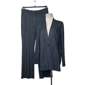 J.Jill wearever collection black casual blazer pants set size M